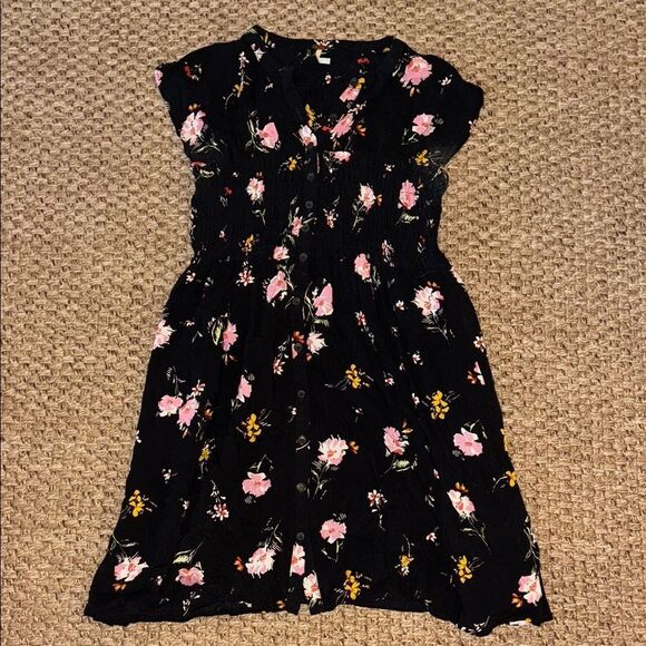 Free People Pink Smocked Flutter Sleeve Blouse - Picture 1 of 8